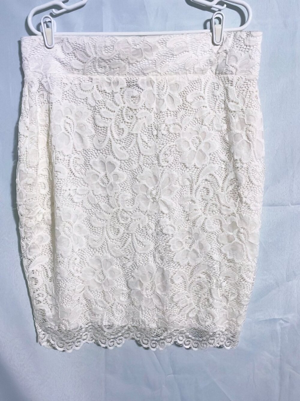 Olivia Blu Ivory Lace Skirt Size 1X